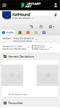 Mobile Screenshot of keihound.deviantart.com