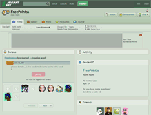 Tablet Screenshot of freepointss.deviantart.com