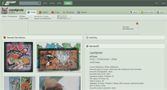 Desktop Screenshot of coyotlprole.deviantart.com