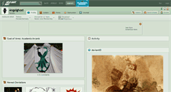 Desktop Screenshot of angelghost.deviantart.com