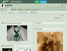 Tablet Screenshot of angelghost.deviantart.com