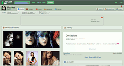Desktop Screenshot of blizz-art.deviantart.com