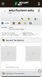 Mobile Screenshot of aeko-fourteen-aeko.deviantart.com