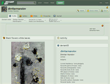 Tablet Screenshot of dimitarmanolov.deviantart.com