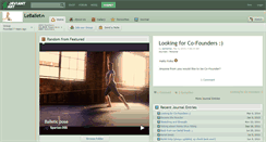 Desktop Screenshot of leballet.deviantart.com