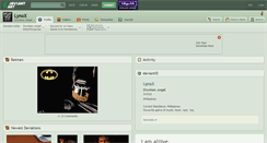 Desktop Screenshot of lynxx.deviantart.com