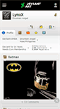 Mobile Screenshot of lynxx.deviantart.com