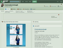Tablet Screenshot of icarlymakesmelaugh.deviantart.com