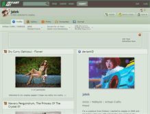 Tablet Screenshot of jatek.deviantart.com