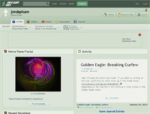 Tablet Screenshot of jondapicam.deviantart.com