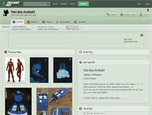 Tablet Screenshot of haruka-arakaki.deviantart.com