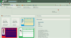 Desktop Screenshot of naitooni92.deviantart.com