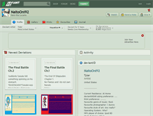 Tablet Screenshot of naitooni92.deviantart.com