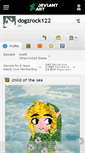 Mobile Screenshot of dogzrock122.deviantart.com