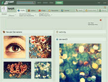 Tablet Screenshot of karpit.deviantart.com
