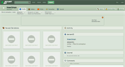 Desktop Screenshot of insectman.deviantart.com