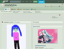 Tablet Screenshot of animefanforevaa.deviantart.com