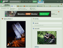 Tablet Screenshot of airdima.deviantart.com