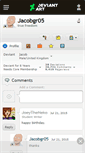 Mobile Screenshot of jacobgr05.deviantart.com