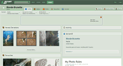 Desktop Screenshot of blonde-brunette.deviantart.com