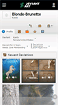 Mobile Screenshot of blonde-brunette.deviantart.com