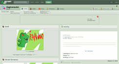 Desktop Screenshot of magmarasuke.deviantart.com