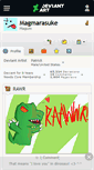 Mobile Screenshot of magmarasuke.deviantart.com