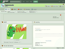 Tablet Screenshot of magmarasuke.deviantart.com