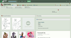 Desktop Screenshot of blaze-huskie.deviantart.com