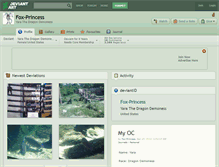 Tablet Screenshot of fox-princess.deviantart.com