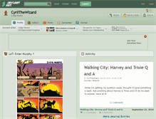 Tablet Screenshot of cyrilthewizard.deviantart.com