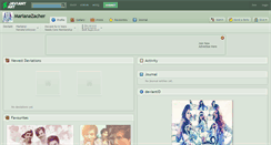 Desktop Screenshot of marianazacher.deviantart.com