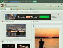 Tablet Screenshot of 0tt.deviantart.com