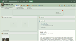 Desktop Screenshot of mixedclanclub.deviantart.com