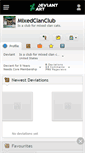 Mobile Screenshot of mixedclanclub.deviantart.com