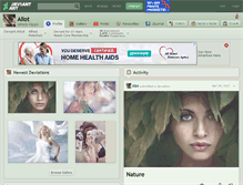 Tablet Screenshot of allot.deviantart.com