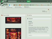 Tablet Screenshot of karuka.deviantart.com