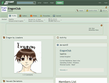 Tablet Screenshot of eragonclub.deviantart.com