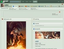 Tablet Screenshot of ndhill.deviantart.com