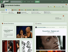 Tablet Screenshot of livvia-norsk-goddess.deviantart.com