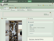Tablet Screenshot of anraiki.deviantart.com