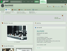 Tablet Screenshot of moonhobbit.deviantart.com