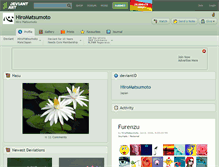 Tablet Screenshot of hiromatsumoto.deviantart.com