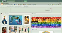Desktop Screenshot of luckysee12.deviantart.com