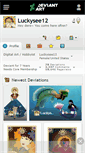 Mobile Screenshot of luckysee12.deviantart.com