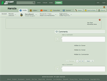 Tablet Screenshot of marozia.deviantart.com