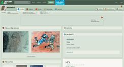 Desktop Screenshot of amineko.deviantart.com