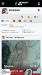 Mobile Screenshot of amineko.deviantart.com