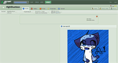 Desktop Screenshot of nightbluemoon.deviantart.com