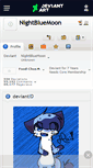 Mobile Screenshot of nightbluemoon.deviantart.com